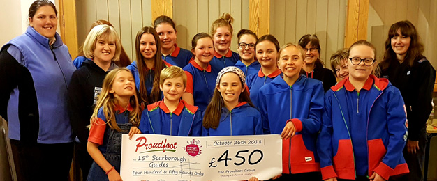 MADL Donation To 15th Scarborough Guides