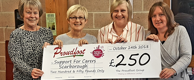 MADL Donation To Support For Carers Scarborough