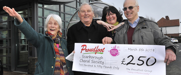 Scarborough Choral Society MADL Donation