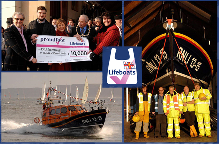 Proudfoot £10,000 Donation To RNLI Scarborough